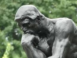 картинка, изображающая статую думающего человека